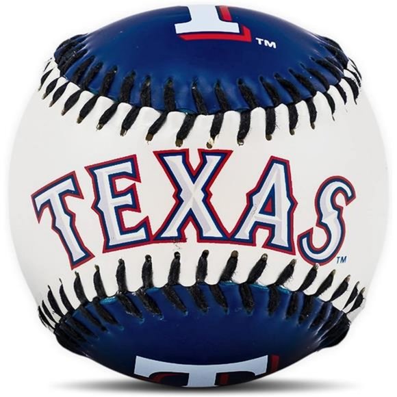NEW Franklin‎ Sports Texas Rangers MLB Team Baseball Team Logo Soft Baseballs - Picture 1 of 7
